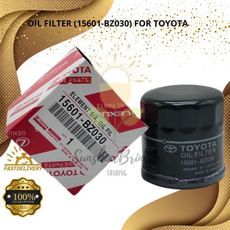 Oil Filter 15601 Bz030 For Toyota Avanza Toyota Rush Toyota Wigo