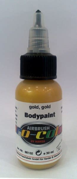 Vendita Hansa Pro Color Colore Bodypainting Aerografo 68102 GOLD ORO