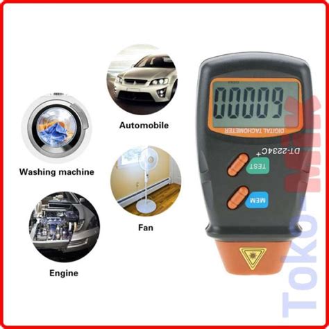 Promo Dt C Alat Ukur Rpm Kecepatan Motor Mesin Digital Tachometer