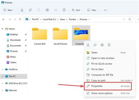 How to Change Screenshots Folder on Windows 11