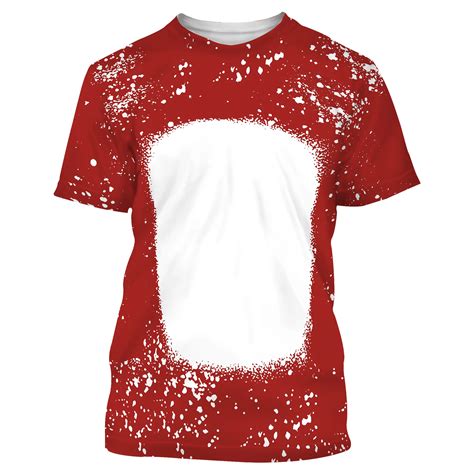 Wholesale Cheap Price Bleached Sublimation Tshirts Polyester Blank