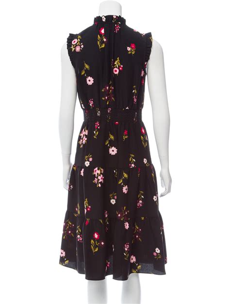 Kate Spade New York Floral Midi Dress Clothing Wka72381 The Realreal