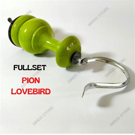 Jual Gantungan Sangkar Burung Lovebird Fullset Pion Lovebird Lb Rep Bnr