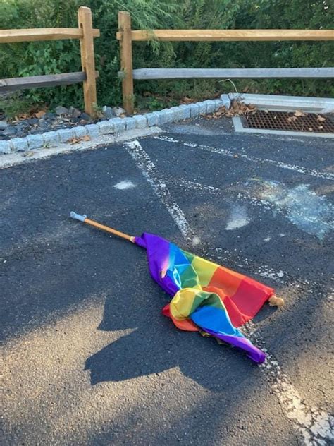 Lgbtq Signs Pride Flag Vandalized Outside Yardley Church