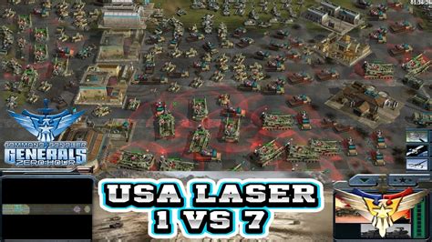 Command Conquer Generals Zero Hour Usa Laser General 1 Vs 7 HARD