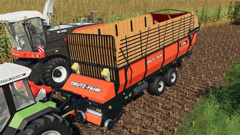 FS19 Old Forage Wagons Tandem V1 0 0 0 Farming Simulator 17 Mod FS