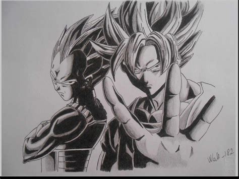 Goku Pencil Sketch at PaintingValley.com | Explore collection of Goku ...