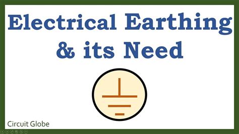 Electrical Earthing And Its Need Youtube