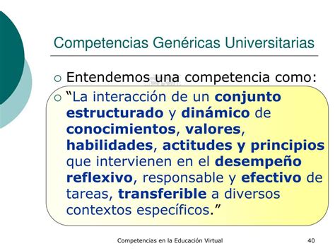 Ppt Competencias En La Educaci N Virtual Powerpoint Presentation