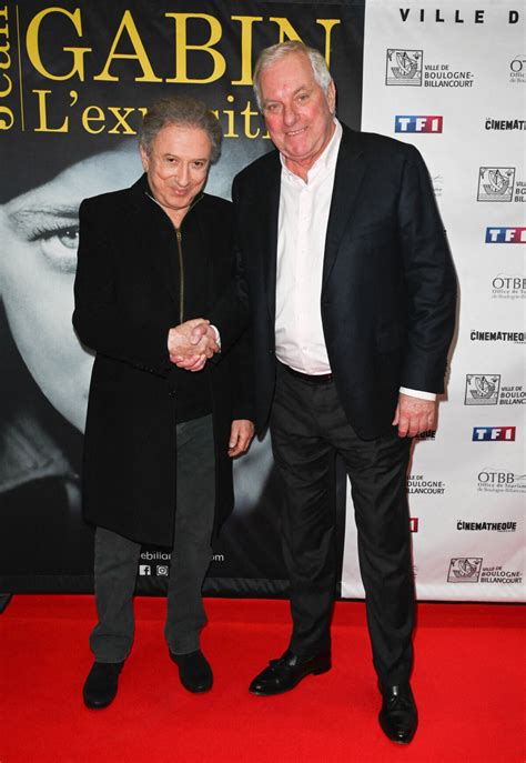 Photo Michel Drucker Et Mathias Moncorg Fils De Jean Gabin