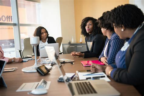 Four Woman At The Conference Room · Free Stock Photo