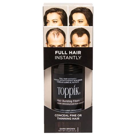 Toppik Hair Building Fibers 12 Gr Dark Brown