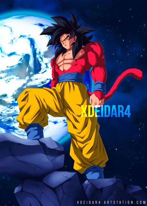 Artstation Goku 4 Luis Díaz 童顔 Anime Dragon Ball Super Dragon