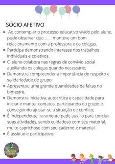 23 ideias de Registro avaliativo relatórios educação infantil