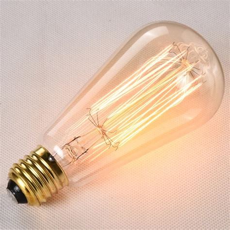 Retro Edison St Bulb Incandescent Tungsten Filament Vintage Ampule