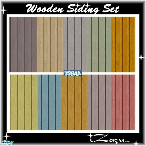 The Sims Resource Wooden Siding