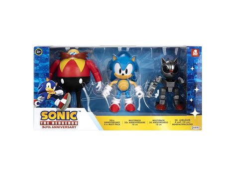 Jakks Pacific Sonic The Hedgehog Th Anniversary Pack Figures Cm