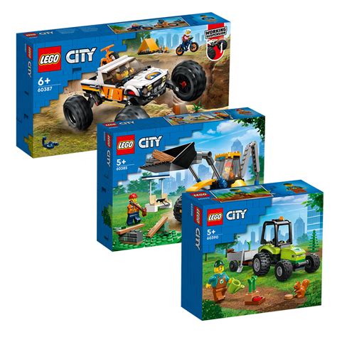 Bundle Lego 60385 City Construction Digger Lego 60387 City 4x4 Off