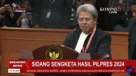 Sidang Sengketa Pilpres 2024 Tim Ganjar Mahfud Izinkan Kami Tidak