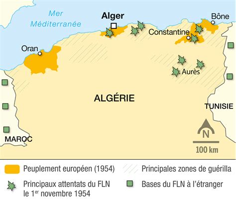 Le début de la guerre dAlgérie