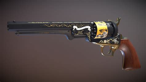 Colt Navy Revolver D Model By Jmpetillon Fc Sketchfab