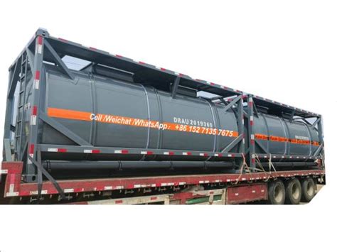 Wholesale 20ft Iso Hydrochloric Acid Tank Container 21cbm 21000 Liters