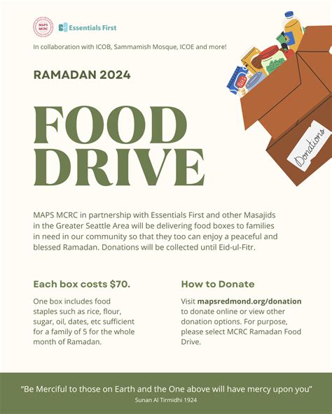 MAPS MCRC Ramadan Food Drive - MAPS