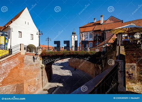 The Bridge Of Lies In Sibiu In Romania Editorial Stock Image Image Of