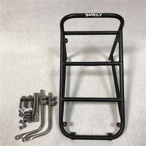 Surly 8 Pack Front Rack Black サーリー 8 Pack ラック フロント ブラック キャリア 工夫次第で