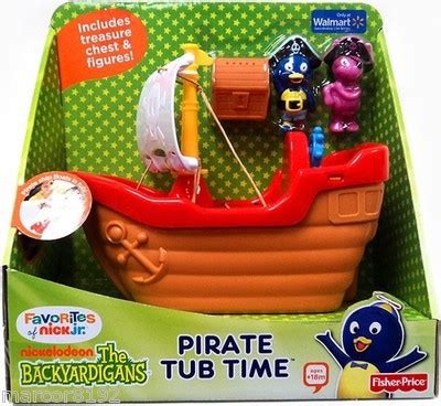 Fisher Price The Backyardigans Pirate Tub Time Adventure Nick Jr New