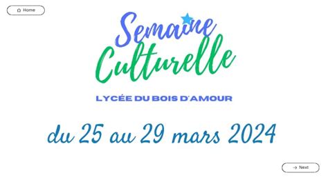 Semaine Culturelle 2024