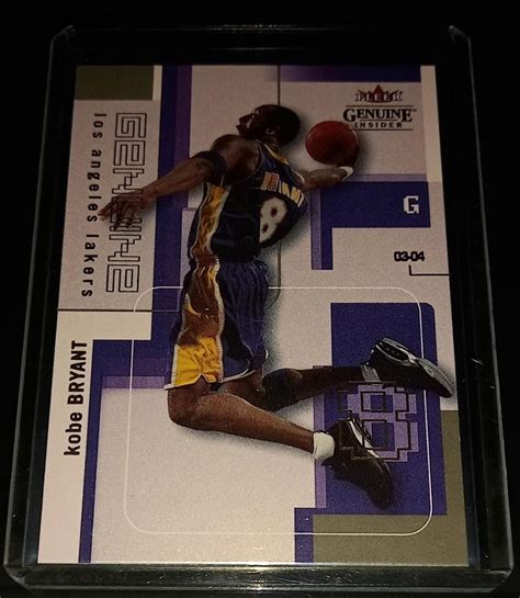 Kobe Bryant Skybox Fleer Genuine Insider Nba Cards On Carousell