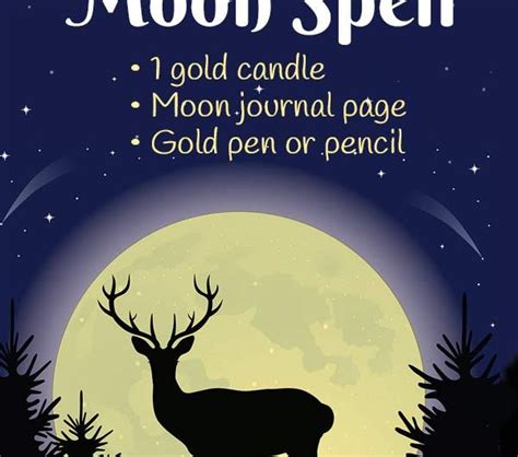 Full Buck Moon Ritual, Journal & Coloring Page