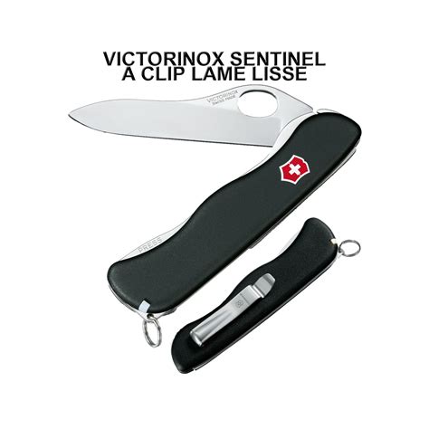 PrixCanon VICTORINOX SENTINEL CLIP ONE HAND 5 OUTILS 0 8416 M3 NOIR