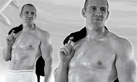 Mike Tindall Portrait Of A Royal Husband Oiled Topless And Posing