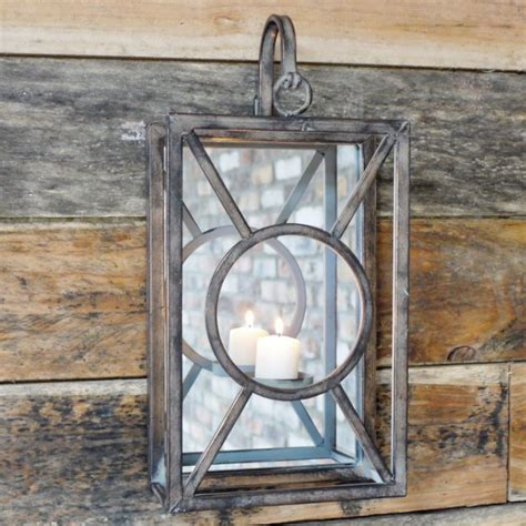 Iron Wall Mounted Candle Holder Black Country Metalworks