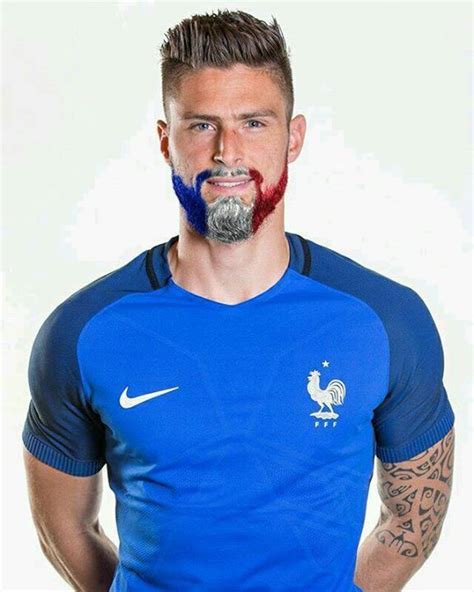 Olivier Giroud Prometió Pintarse La Barba Con Los Colores De Francia Si