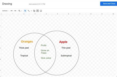 Comment Faire Un Diagramme De Venn Sur Word Excel Google Docs