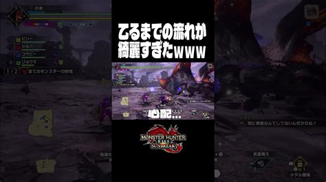 乙るまでの流れが綺麗すぎた【モンハンライズサンブレイク】monsterhunter Shorts のき モンスターハンター サン