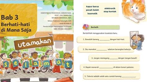 Kunci Jawaban Bahasa Indonesia Kelas 2 SD Halaman 63 Semester 1