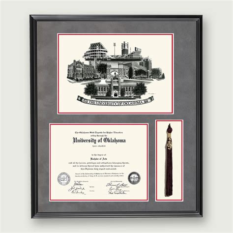 Alumni Artwork Diploma And Tassel Frame