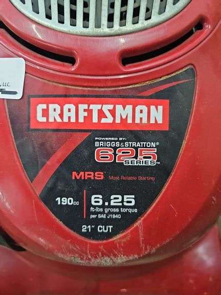 Craftsman Briggs Stratton Series Push Mower Baer Auctioneers