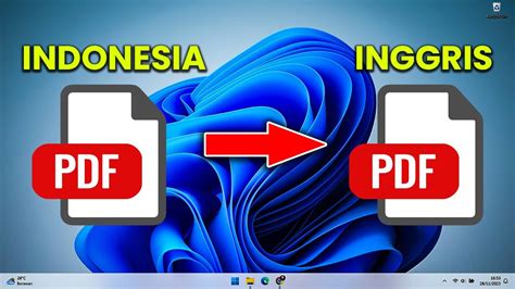 Cara Translate File PDF Bahasa Inggris Ke Indonesia Di Laptop Pc