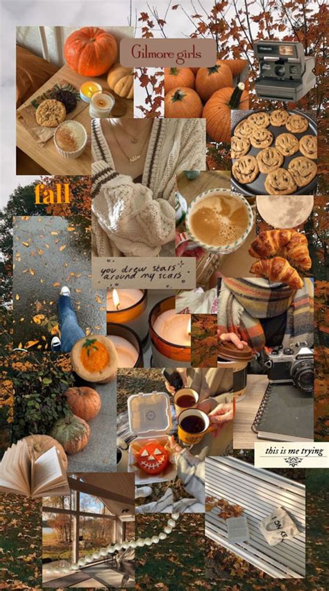 Harvest Harmony Collages Of Autumn S Beauty Latte Pumpkin Biscuits