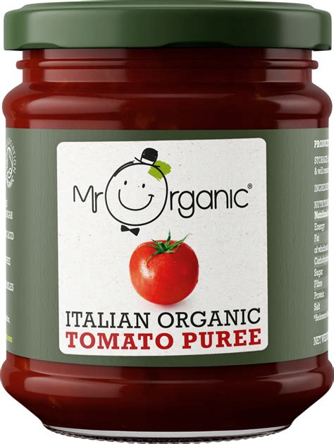 Mr Organic Italian Organic Tomato Purée 200g Holleys Fine Foods