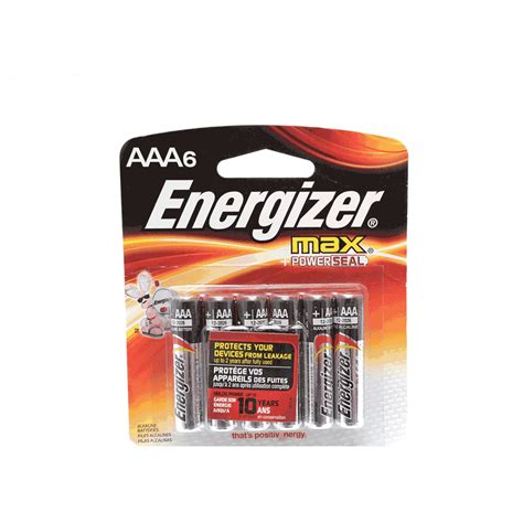 Pila Energizer Max Aaa Paquete Con 4 Pilas Herramientas Oficina