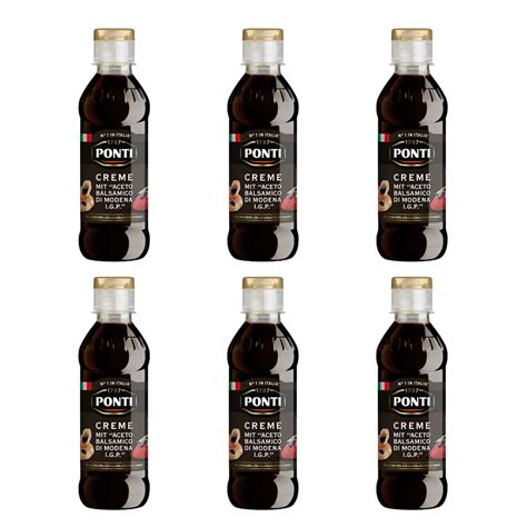 Ponti Creme Aus Aceto Balsamico Di Modena I G P Amazon De