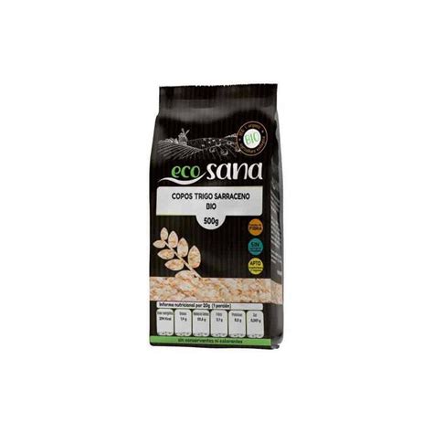 Ecosana Copos De Trigo Sarraceno Bio 500 G Lifenatura