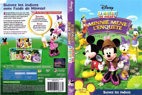 Jaquette DVD de La maison de Mickey Minnie mène l enquete Cinéma