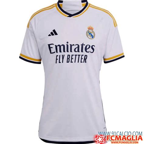 Nuova Nuova Maglie Calcio Real Madrid Donna Prima 2023 2024 Basso Prezzo